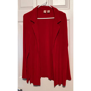 Wear It Red Shrug Size 3 24‎ 1/2" Long x 20" Pit to Pit